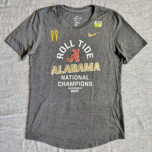 The Nike Tee Alabama Crimson Tide National Champions Shirt 2017 Roll Tide NCAA